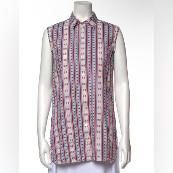 Carven Button Up Top - Size 34 - Picture 6 of 6